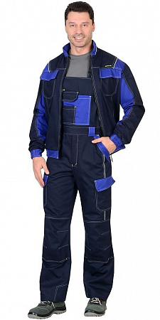 Костюм "Курок" с п/к т.синий/голубой КСМ 371