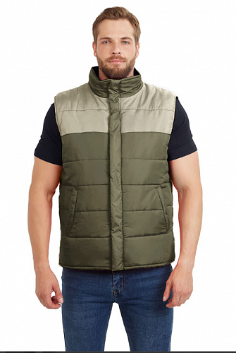 Жилет утепленный &amp;quot;Рапид&amp;quot; хаки/олива ЖЛТ 909